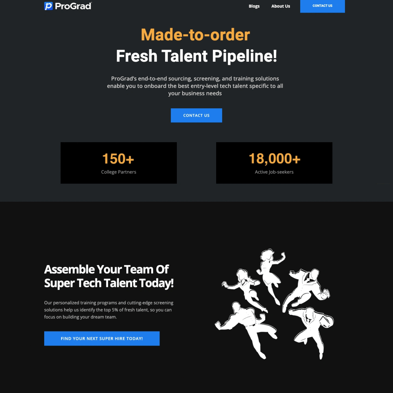 prograd landing page featured