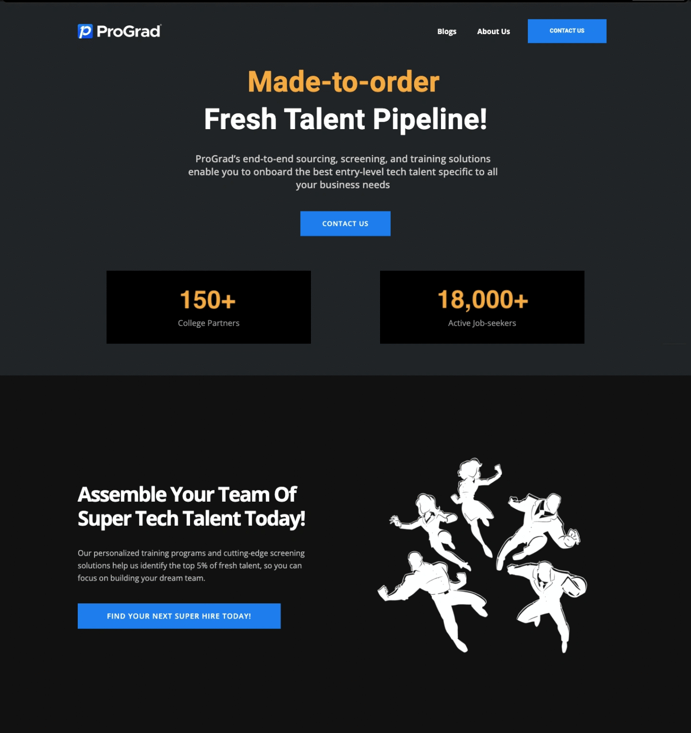 prograd landing page featured